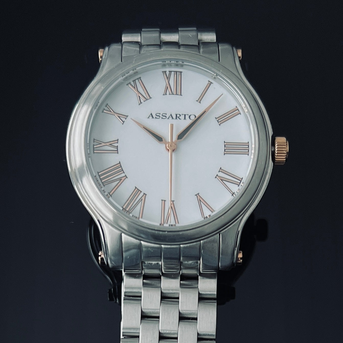 ROMA Flache Armbanduhr Damen mit römischen Ziffern Sale