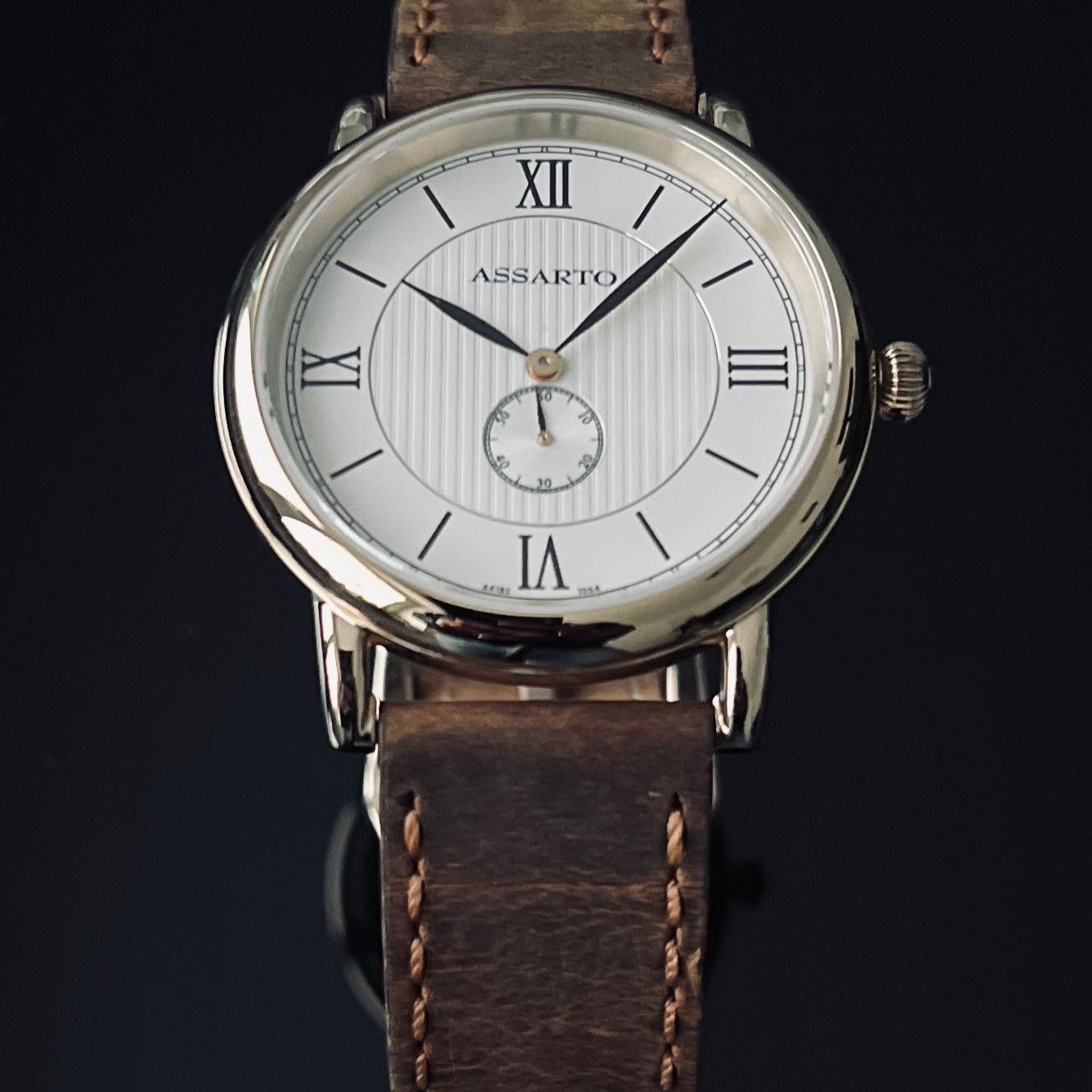 AVANTGARDE Klassische Armbanduhr im Bauhaus-Stil Herren