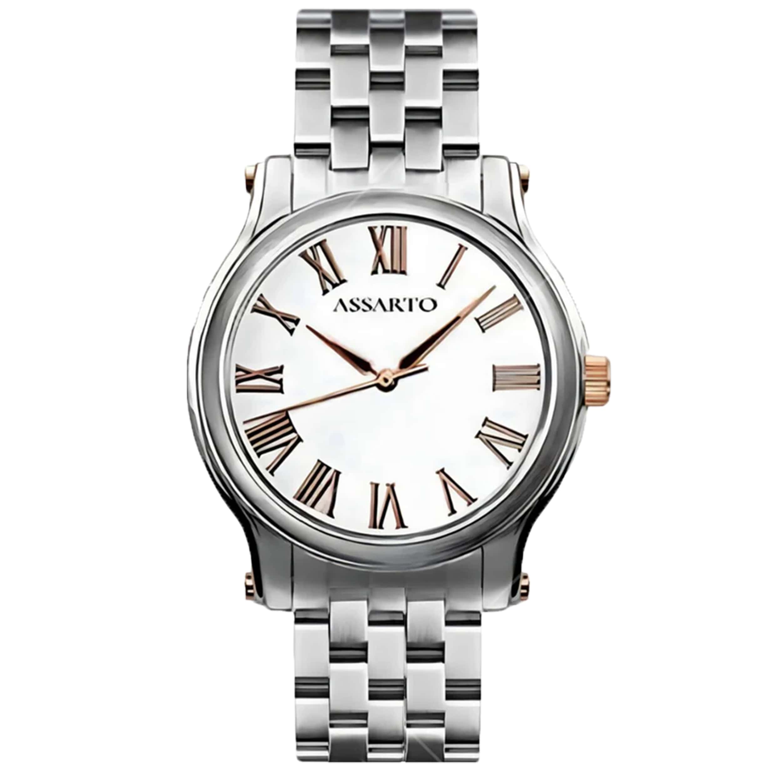 ROMA Flache Armbanduhr Damen mit römischen Ziffern Sale