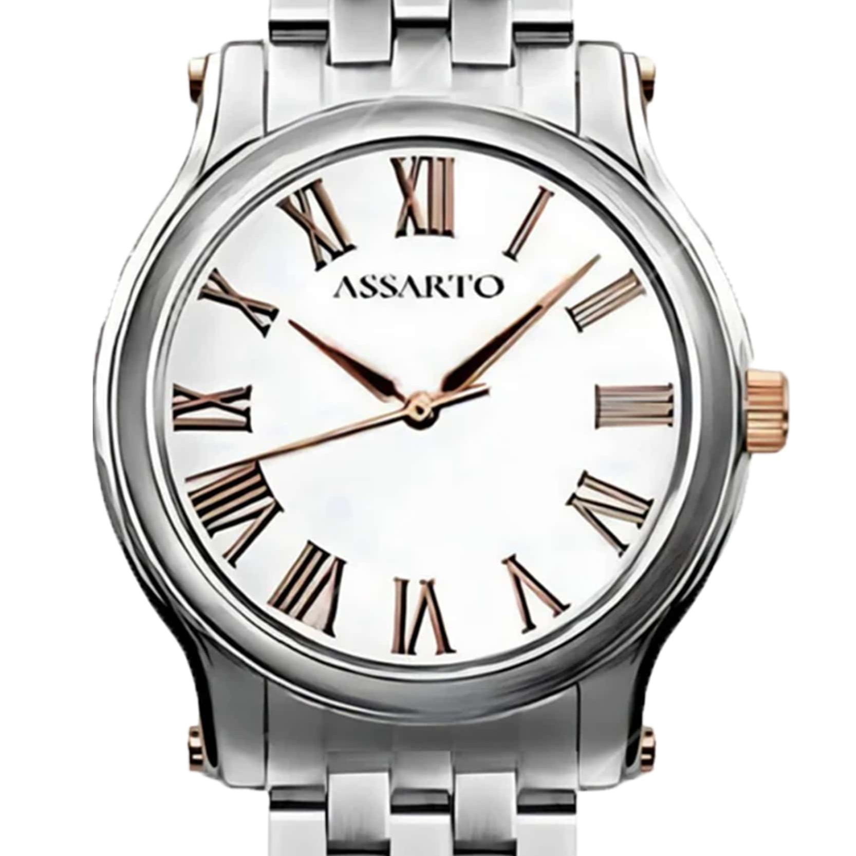 ROMA Flache Armbanduhr Damen mit römischen Ziffern Sale