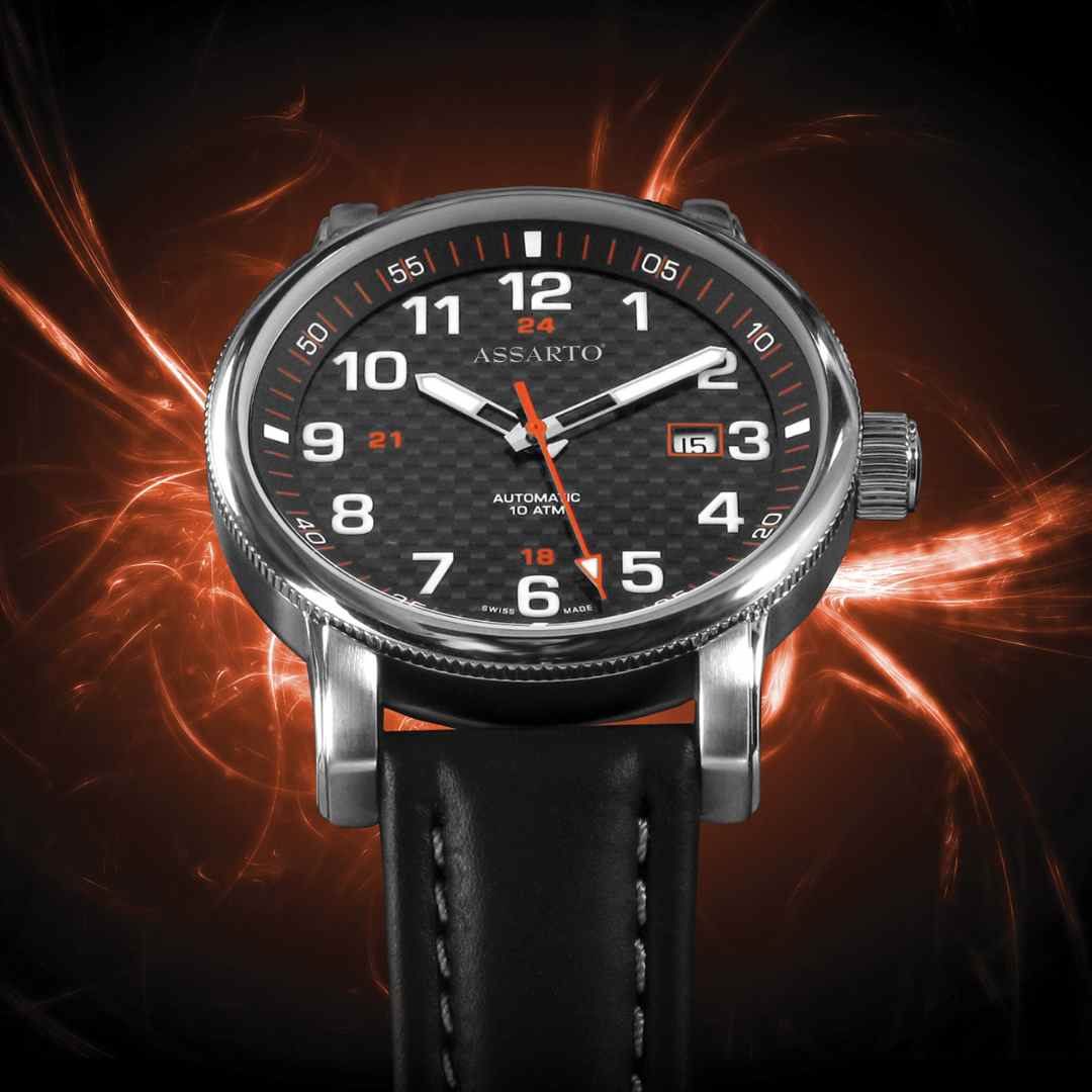 MASTERPIECE Automatikuhr Carbon Herren